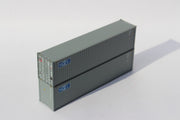 MITSUI O.S.K. LINES (MOL initals) - JTC # 405146 40' HC (9'6") corrugated side steel containers (405146) exact product view 2