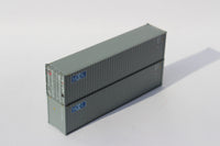 MITSUI O.S.K. LINES (MOL initals) - JTC # 405146 40' HC (9'6") corrugated side steel containers (405146) exact product view 2