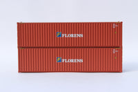 Florens (Brown) – 40' HIGH CUBE containers with Magnetic system, Corrugated-side. JTC # (405025) exact product view 1