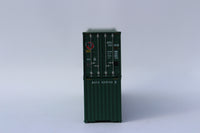 MOL Green-W/ GATOR logo– 40' HIGH CUBE containers with Magnetic system, Corrugated-side. JTC # (405149) exact product view 2