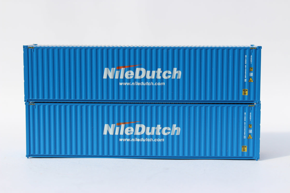 NileDutch 40' HIGH CUBE containers with Magnetic system, Corrugated-side. JTC# (405060) exact product view 1
