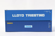 MIX PACK - SEACO/SeaFreight & Lloyd Triestino 40' HIGH CUBE containers with Magnetic system, Corrugated-side. JTC# (405812) exact product view 1
