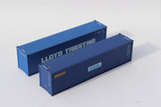 MIX PACK - SEACO/SeaFreight & Lloyd Triestino 40' HIGH CUBE containers with Magnetic system, Corrugated-side. JTC# (405812) exact product view 4