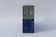 CCL & CMA CGM MIX PACK 40' HIGH CUBE containers with Magnetic system, Corrugated-side. JTC# (405801) exact product view 2