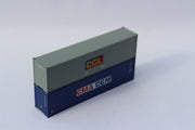CCL & CMA CGM MIX PACK 40' HIGH CUBE containers with Magnetic system, Corrugated-side. JTC# (405801) exact product view 4