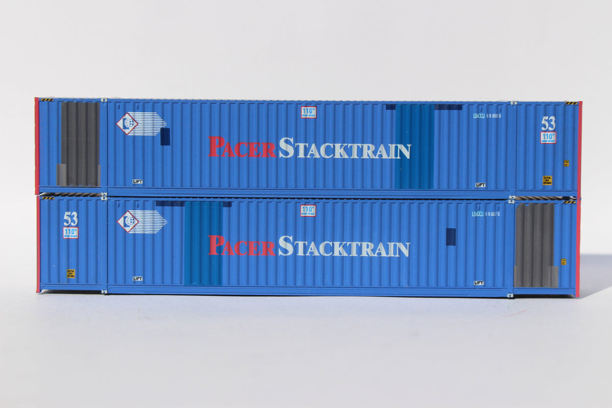 UMAX - FORMER PACER STACKTRAIN PATCH 53' HIGH CUBE, 6-42-6 corrugated containers with Magnetic system, Corrugated-side. JTC #535062 (535062) exact product view 1