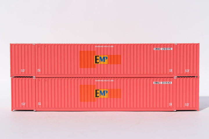 EMP (Ex-HUB GROUP red) Set #2, 53' HIGH CUBE 6-42-6 corrugated containers with Magnetic system, Corrugated-side. JTC # (535096) exact product view 1