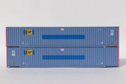 EMP (Ex-PACER blue) Set#2 - 53' HIGH CUBE 6-42-6 corrugated containers with Magnetic system, Corrugated-side. JTC # (535095) exact product view 1