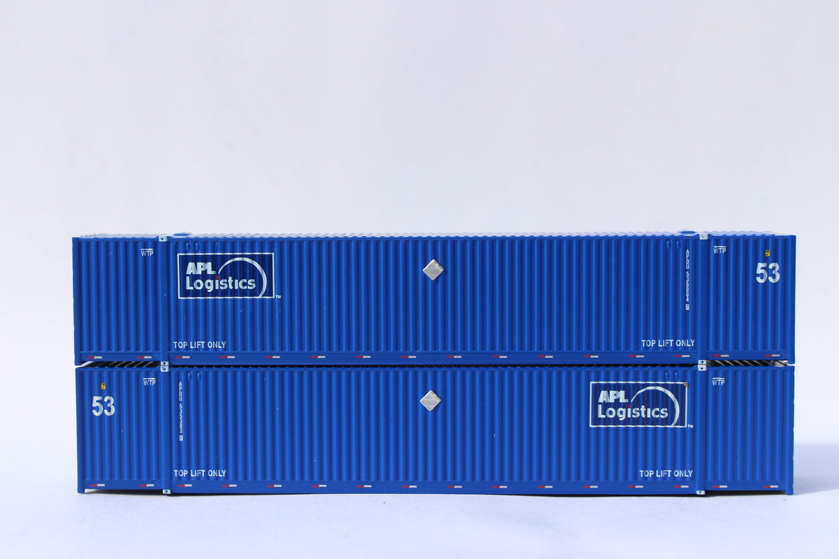 APL Logistics 8-55-8 Set #1 Corrugated 4VI container. JTC# (537020) exact product view 1