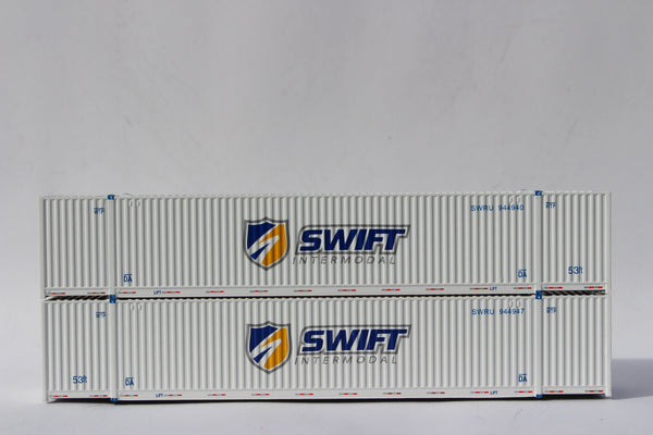 Swift (shield logo) 8-55-8 Corrugated 4VI container. JTC# 537027 SOLD OUT (537027) exact product view 1
