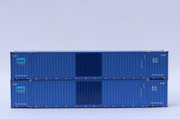 Trailer Bridge "patched" Ocean 53' N Containers with IBC castings at 53' corner. JTC # (535034) exact product view 1