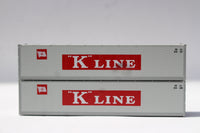 K-LINE 40' Standard height (8'6") Smooth-side containers, Set #3 . JTC # (405697) exact product view 3