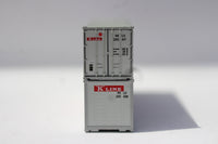 K-LINE 40' Standard height (8'6") Smooth-side containers, Set #3 . JTC # (405697) exact product view 2