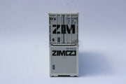 ZIM 40' Standard height (8'6") Smooth-side containers, set #2 JTC# (405691) exact product view 2
