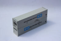 ZIM 40' Standard height (8'6") Smooth-side containers, set #2 JTC# (405691) exact product view 3
