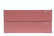 HAPAG LlOYD (Brown w/Hamburg Sud reporting marks), High Cube corrugated side steel containers. JTC # (405185) exact product view 2