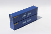 SEACO leased to CMA CGM (2017 New Logo) 40' HIGH CUBE containers with Magnetic system, Corrugated-side. JTC# (405094) exact product view 3