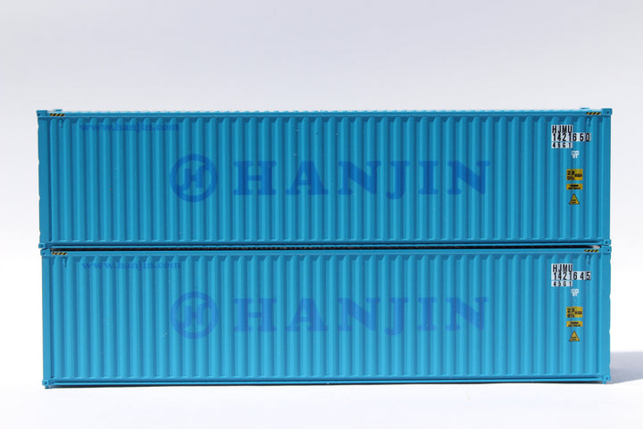 SEACO 40' HIGH CUBE (Ex-Hanjin blue patch) containers with Magnetic system, Corrugated-side. JTC # (405178) exact product view 1