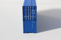SEACO (blue) 40' Canvas/Open top Magnetic container - corrugated-side. JTC# 402004 SOLD OUT (402004) exact product view 2