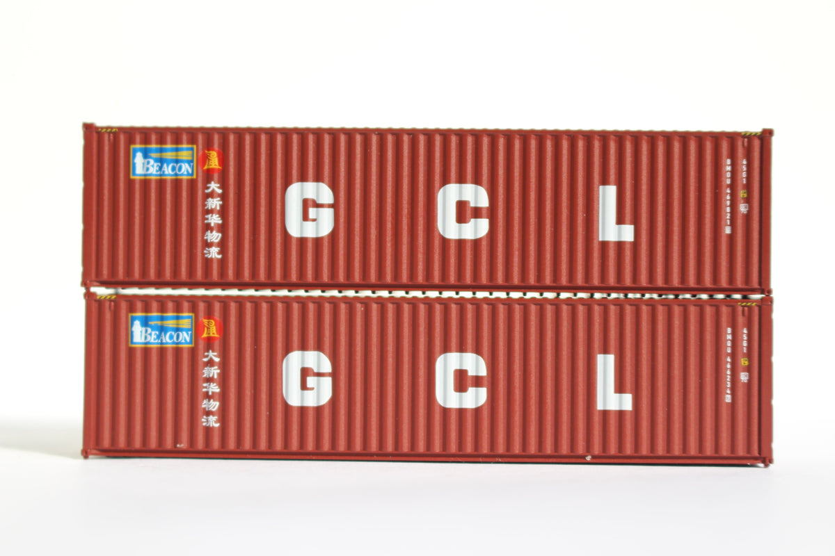 BEACON / GCL 40' HIGH CUBE containers with Magnetic system, Corrugated-side. JTC# (405032) exact product view 1