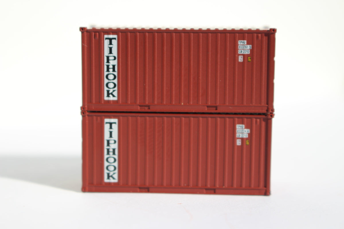 TIPHOOK 20' Std. height containers with Magnetic system, Corrugated-side. JTC# (205302) exact product view 1