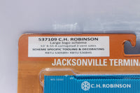 CH Robinson Large logo scheme 53' HIGH CUBE 8-55-8 corrugated containers with stackable Magnetic system. JTC # (537109) exact product view 2