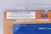 Unit 53.com "Green Leaf" logo 53' HIGH CUBE 8-55-8 corrugated containers with Magnetic system, Corrugated-side. JTC # (537108) exact product view 2