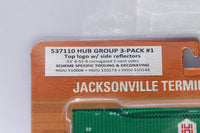 HUB GROUP with Top Logo 53' HIGH CUBE 8-55-8 (3-pack) Set # 1 corrugated containers with stackable Magnetic system. JTC # 537110 SOLD OUT (537110) exact product view 2