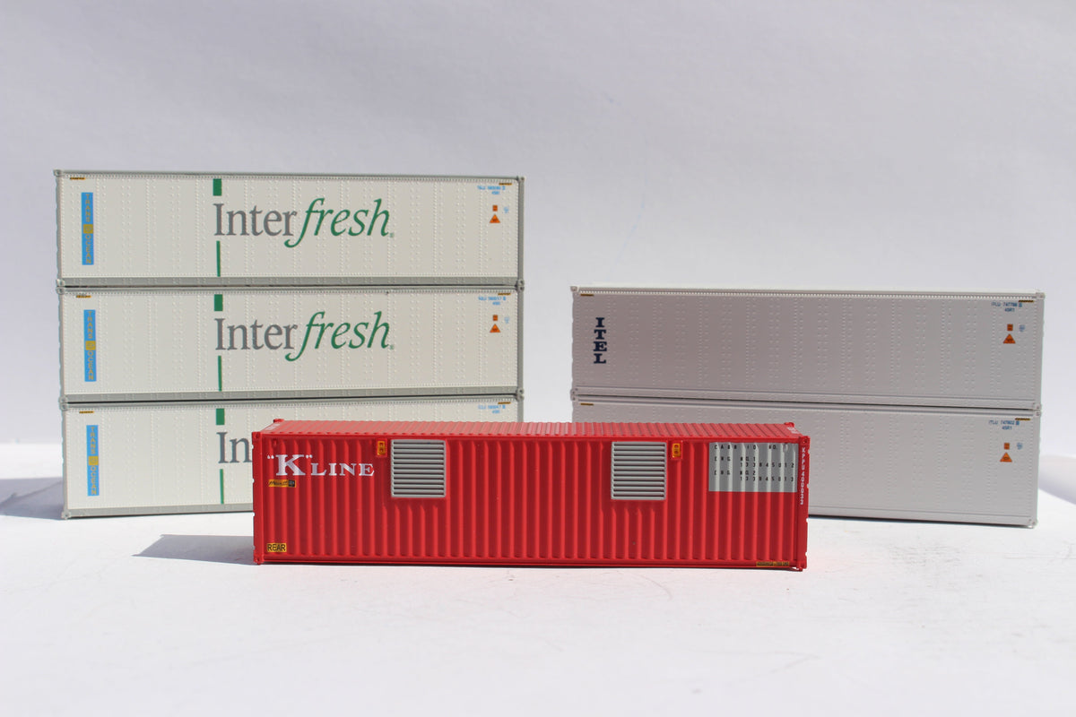 Interfresh and ITEL scheme 40' HC Reefer Set (5 reefers, 1 power generator) JTC# (406514) exact product view 1