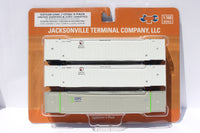 United Shippers(2) & COFC LOGISTICS(1) 53' HIGH CUBE 8-55-8 (3-pack) corrugated containers with Magnetic system, Corrugated-side. JTC # (537120) exact product view 1