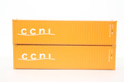 CCNI  40' HIGH CUBE containers with Magnetic system, Corrugated-side. JTC # (405006) exact product view 1