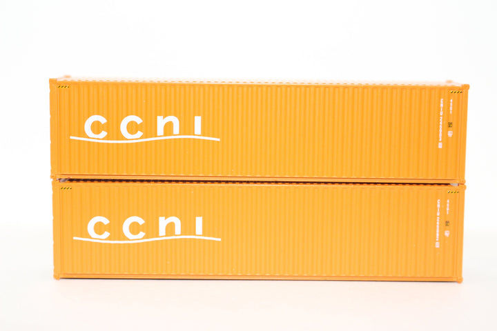 CCNI  40' HIGH CUBE containers with Magnetic system, Corrugated-side. JTC # (405006) exact product view 1
