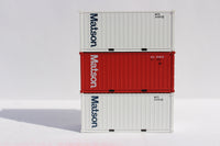 Matson 20' Std. height containers with Magnetic system (3-pack), Corrugated-side. JTC-205493 (205493) exact product view 5