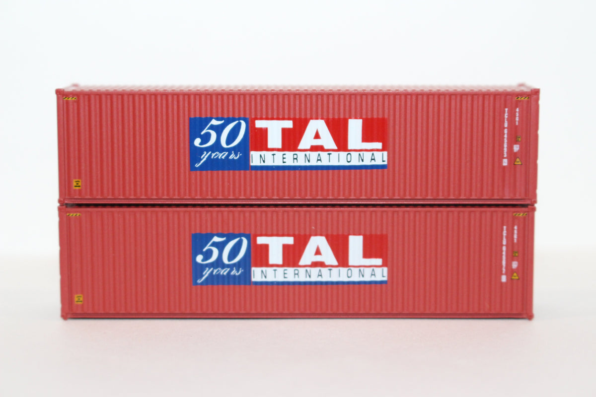 TAL '50 Years' 40' HIGH CUBE containers with Magnetic system, Corrugated-side. JTC # (405001) exact product view 1