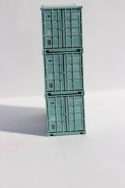 China Shipping 20' Std. height containers with Magnetic system (3-pack), Corrugated-side. JTC-205476 (205476) exact product view 3