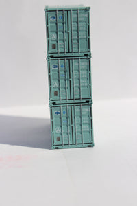 China Shipping 20' Std. height containers with Magnetic system (3-pack), Corrugated-side. JTC-205476 (205476) exact product view 3