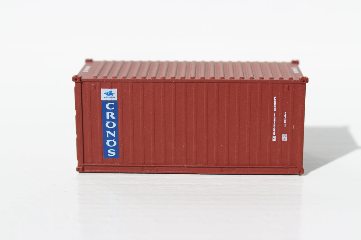 CRONOS (brown) 20' Std. height containers with Magnetic system, Corrugated-side. JTC-205332 (205332) exact product view 1