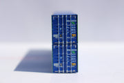 COFC Logistics - leaf logo (Green 53' End Post) 53' HIGH CUBE 8-55-8 corrugated containers with Magnetic system. JTC # (537100) exact product view 2