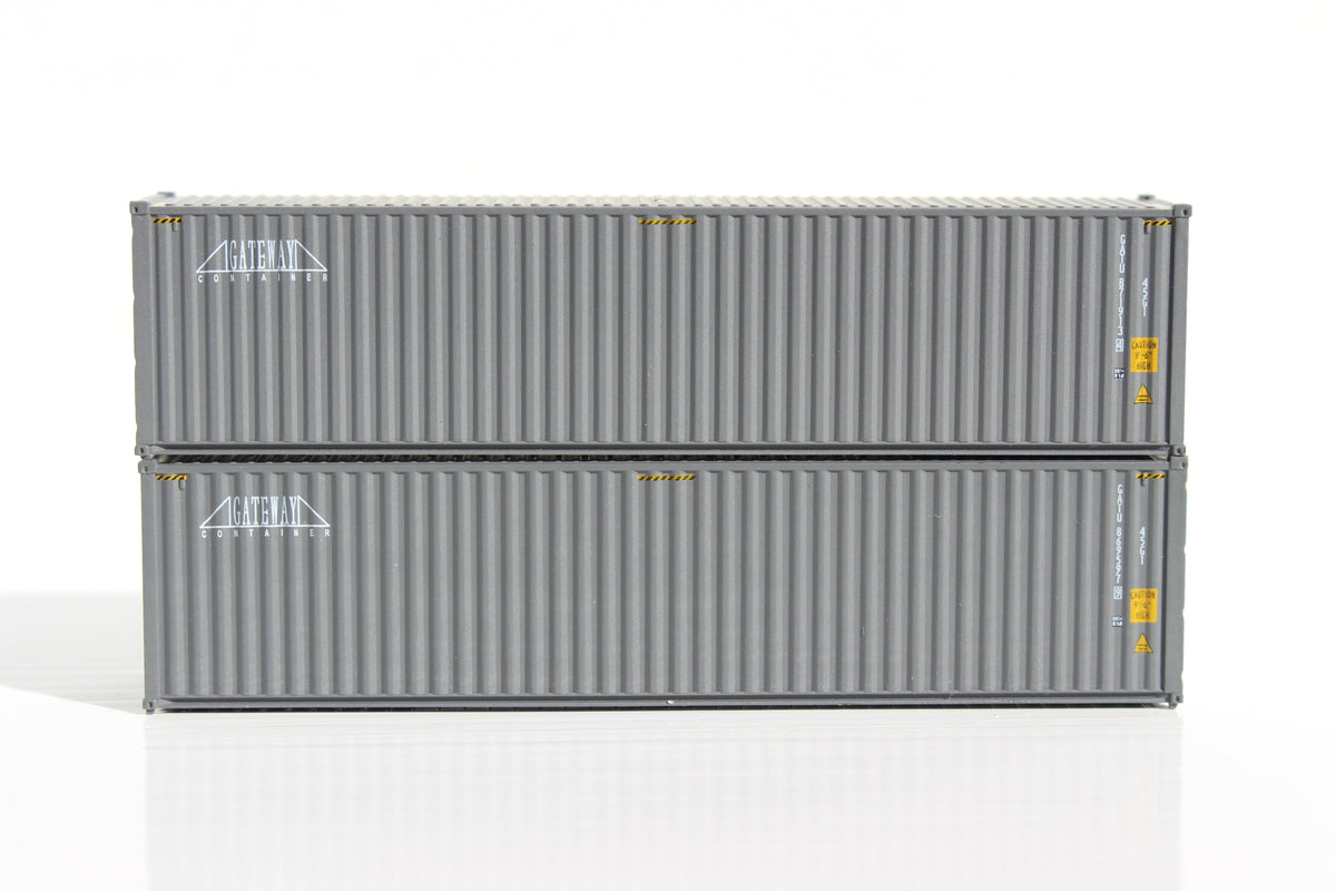 GATEWAY 40' HIGH CUBE containers with Magnetic system, Corrugated-side. JTC # (405021) exact product view 1