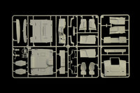 Italeri 3940 1:24 interior and door parts on sprues