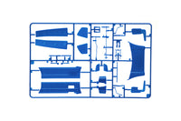 Italeri 3942 Volvo FH4 Globetrotter Medium Roof, cab panels and roof parts on sprue