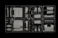 Italeri 3942 Volvo FH4 Globetrotter Medium Roof, interior and seating parts on sprue