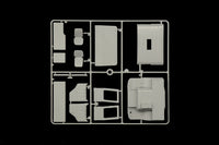 Italeri 3946 MAN F8 19.321 4x2 Tractor, interior and seat parts on sprue