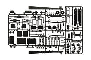 Italeri 3946 MAN F8 19.321 4x2 Tractor, chassis frame and suspension parts on sprue