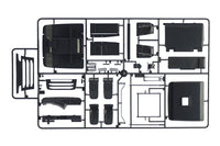 Italeri 3947 Scania R400 Streamline Flat Roof, interior components and seats on sprue