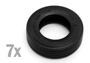 Italeri 3947 Scania R400 Streamline Flat Roof, rubber tire with seven-piece quantity label