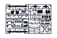 Italeri 3948 Mercedes-Benz MP4 Big Space, engine and mechanical parts on sprue
