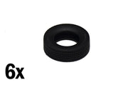 Italeri 3948 Mercedes-Benz MP4 Big Space, rubber tire with six-piece quantity label