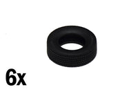 Italeri 3948 Mercedes-Benz MP4 Big Space, rubber tire with six-piece quantity label