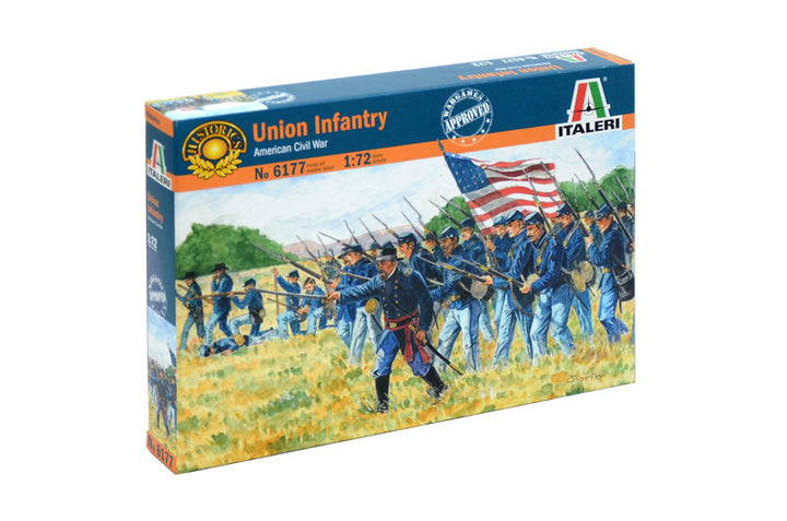 Italeri 6177 1:72 Union Infantry kit box
